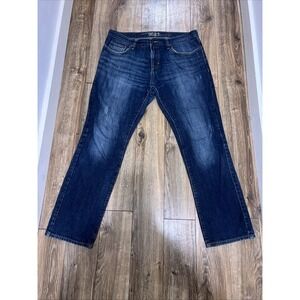 Old Navy Jeans Mens 34x30 Blue Slim Straight Stretch Denim Medium Wash Casual
